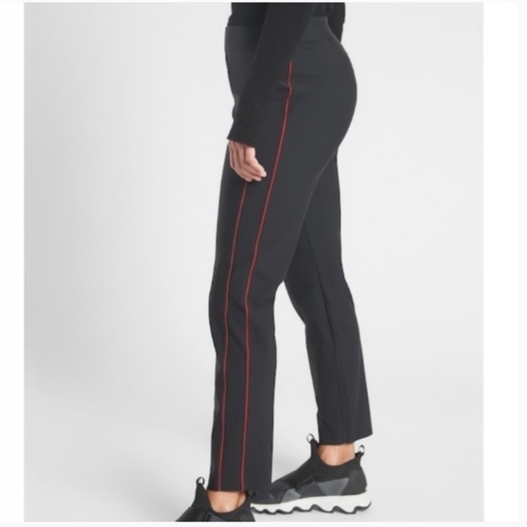 Athleta Stellar Novelty Trouser in Black size 0 - Picture 1 of 14
